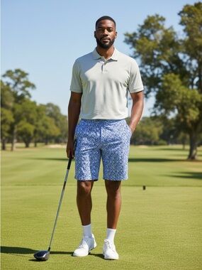 Ralph Lauren RLX Golf Size 36 Printed Fish Athletic Shorts - Classic Fit